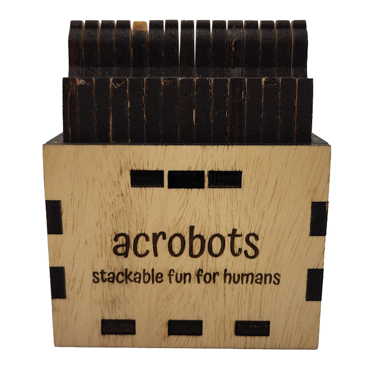 Acrobots Stackable Robot Game - Custom Engraving