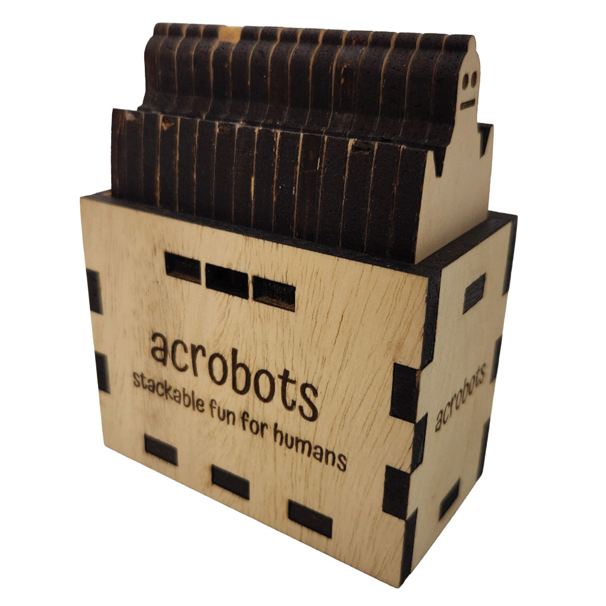 Acrobots Stackable Robot Game - Custom Engraving