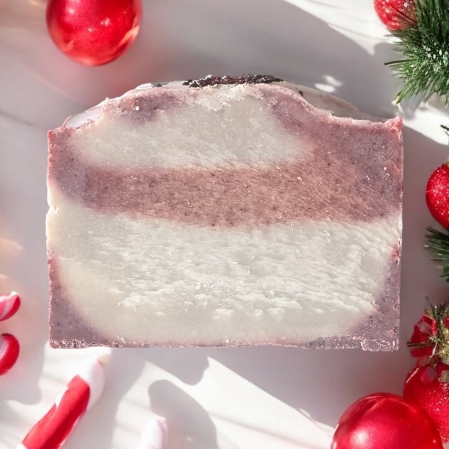 Peppermint Candy Cane Soap