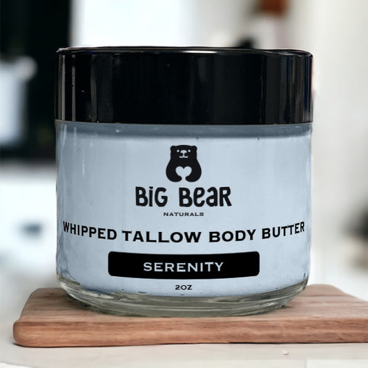 Whipped Tallow Body Butter - Grass Fed & Finished 2oz