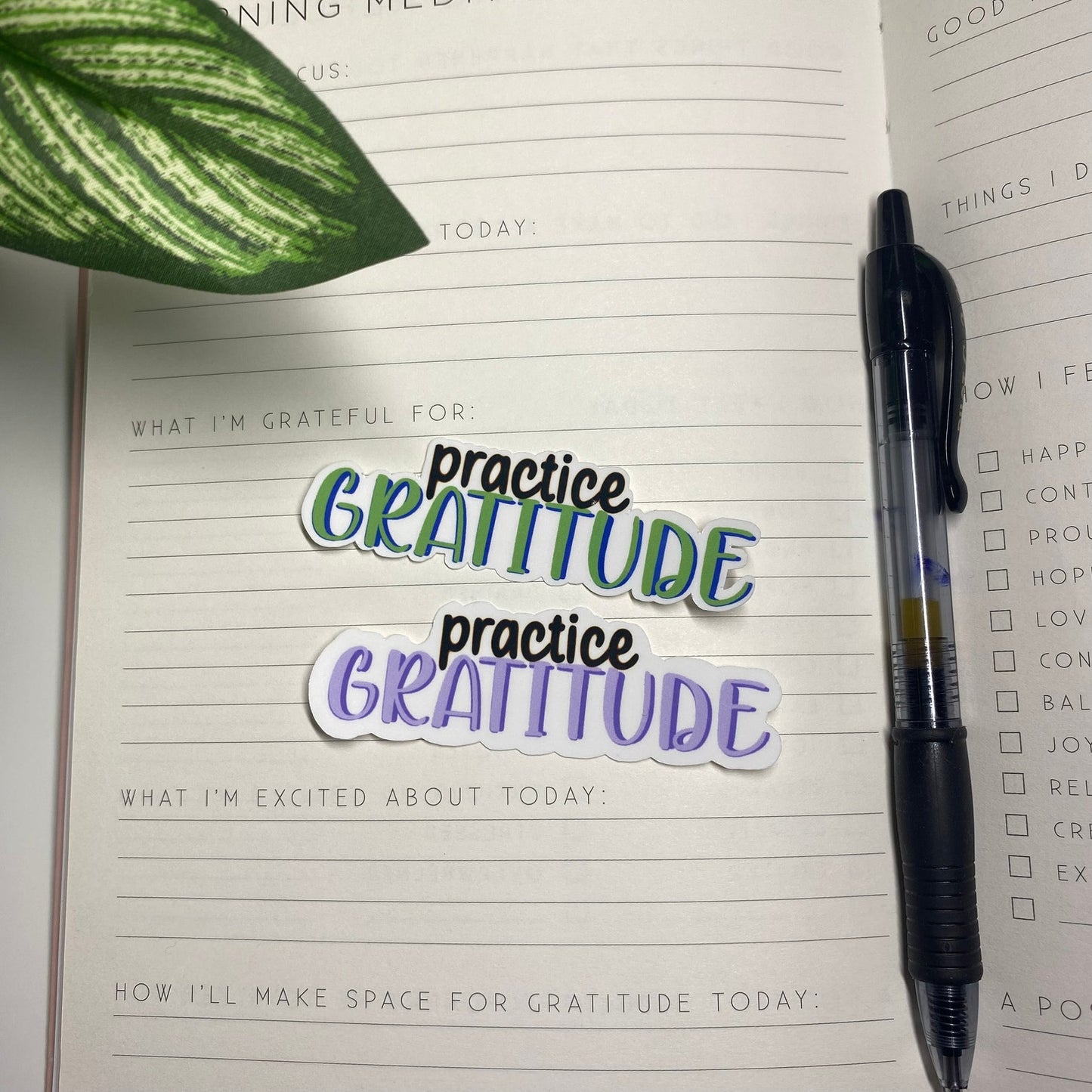 Practice Gratitude Sticker