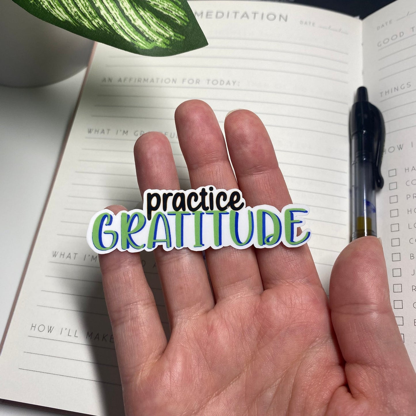 Practice Gratitude Sticker